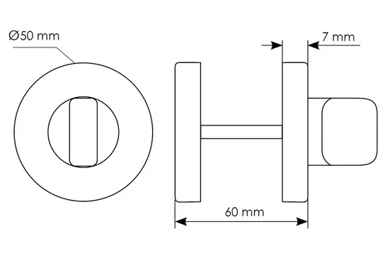 Завертка сантехническая LUX-WC-R5 OSA (Morelli)